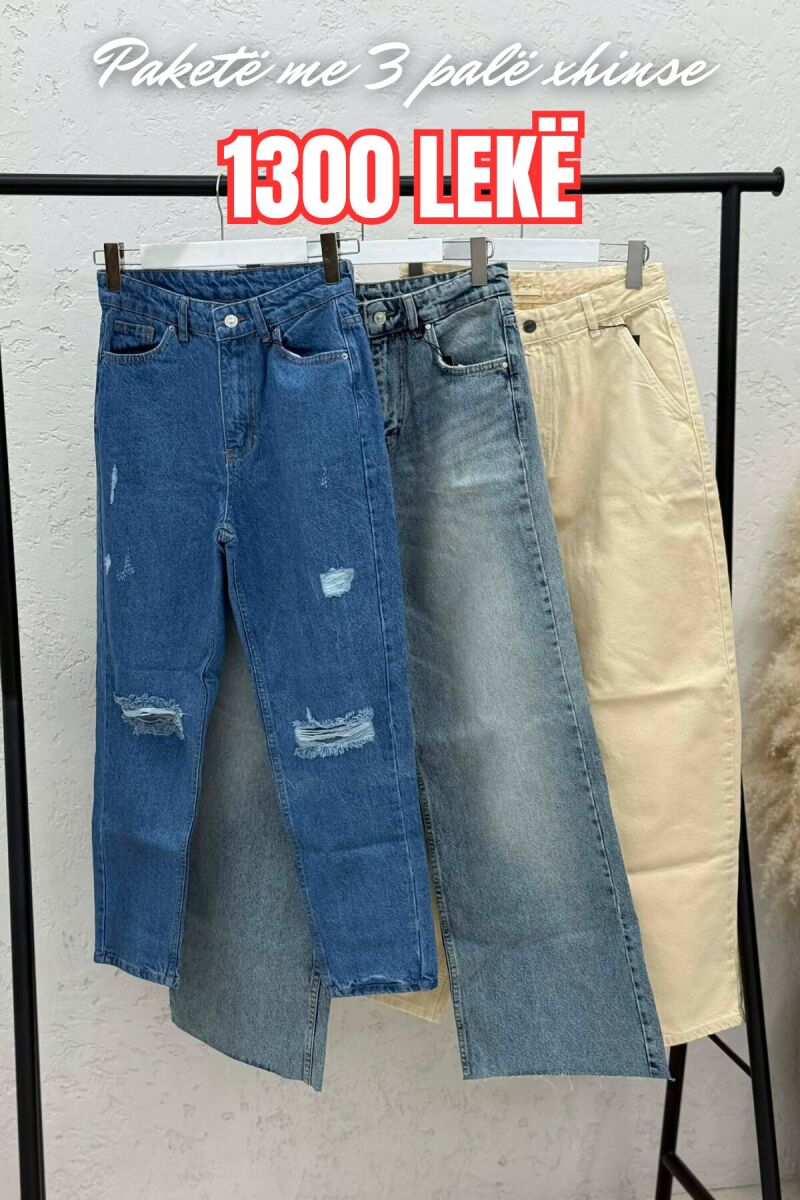 PACK OF 3 PIECES WOMAN JEANS MULTIPLE/SHNGJ - 1