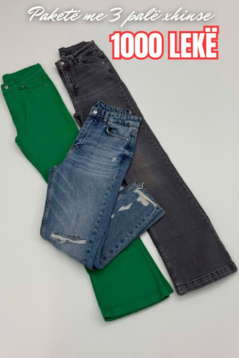 PACK OF 3 PIECES WOMAN JEANS MULTIPLE/SHNGJ - 1