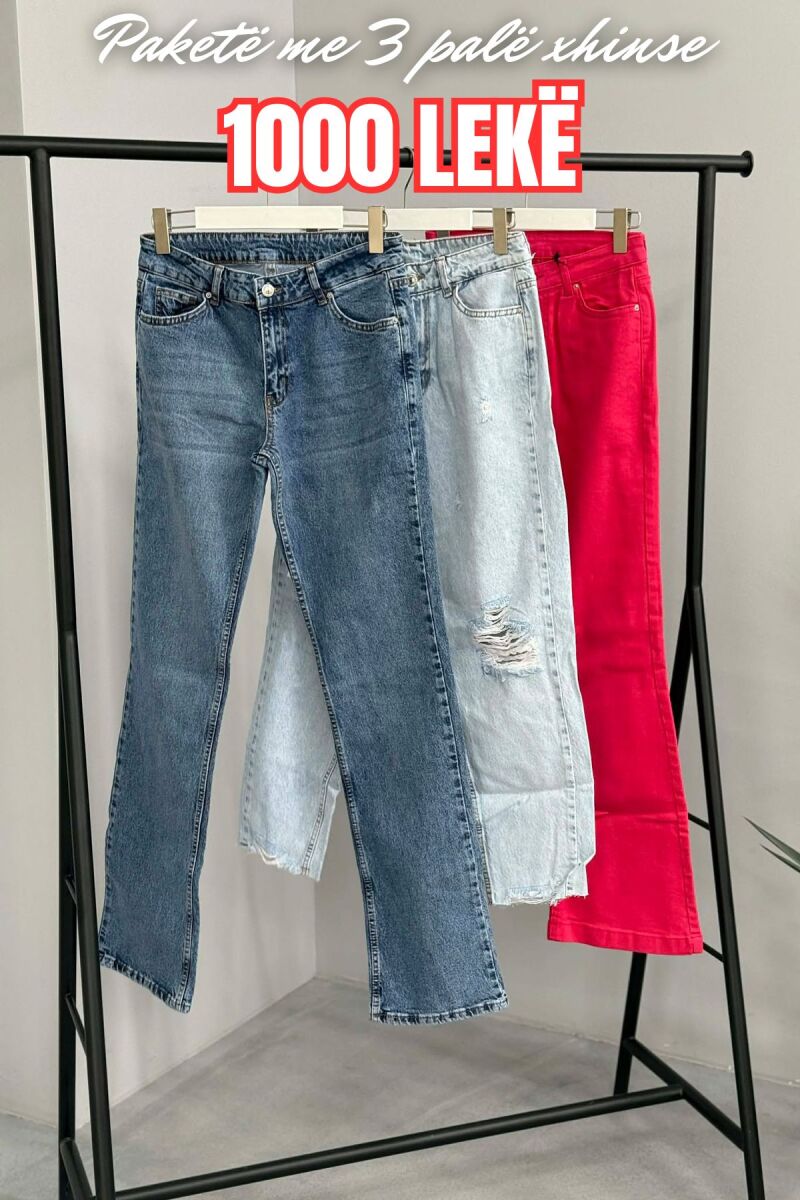 PACK OF 3 PIECES WOMAN JEANS MULTIPLE/SHNGJ - 1