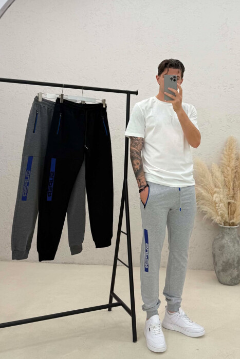 PACK OF 3 PIECES WRITTINGS MEN SWEATPANTS MULTIPLE/SHNGJ - 2