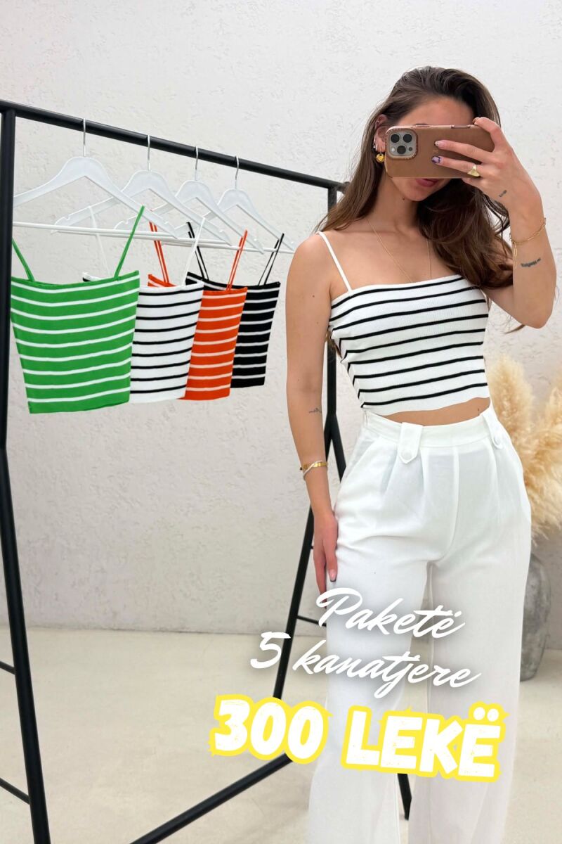 PACK OF 5 PIECES LINES DESIGN WOMEN TANK TOP MULTIPLE/SHNGJ - 1