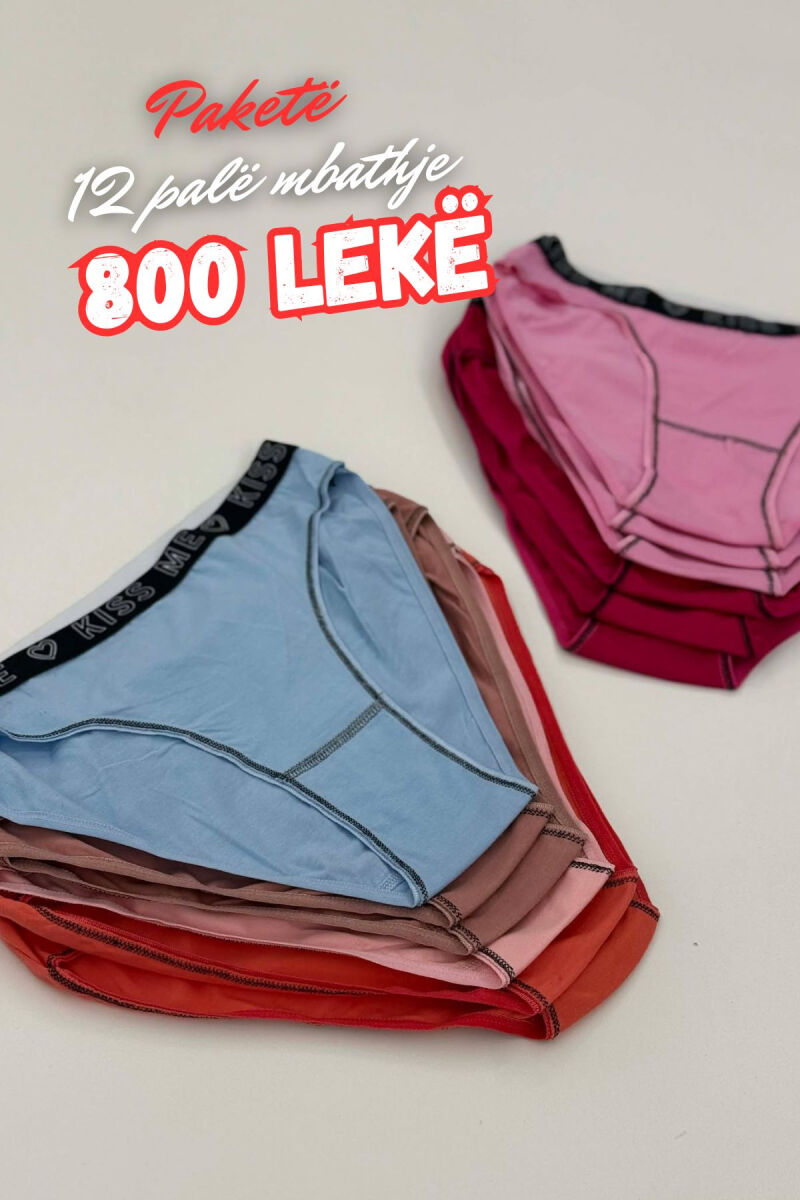 PAKETE 12 PALE MBATHJE SHUME NGJYRESHE PER FEMRA - 1