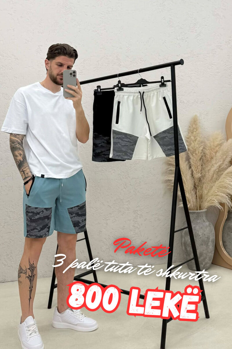 PAKETE 3 PALE TUTA TE SHKURTRA PER MESHKUJ - 1