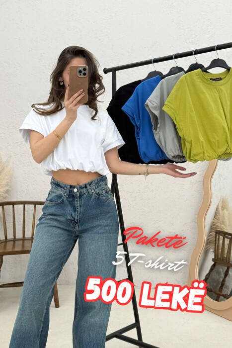 PAKETE 5 COPE ME T-SHIRT PER FEMRA - 1