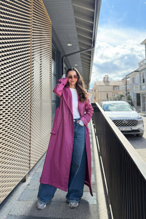 PALLTO LEKURE E GJATE NJE NGJYRESHE PER FEMRA NE NGJYRE LEJLA - 5