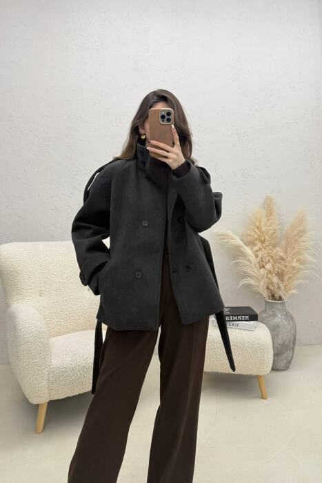 PALLTO ME KOPSA PER FEMRA NE NGJYRE GRI TE ERRET - 2