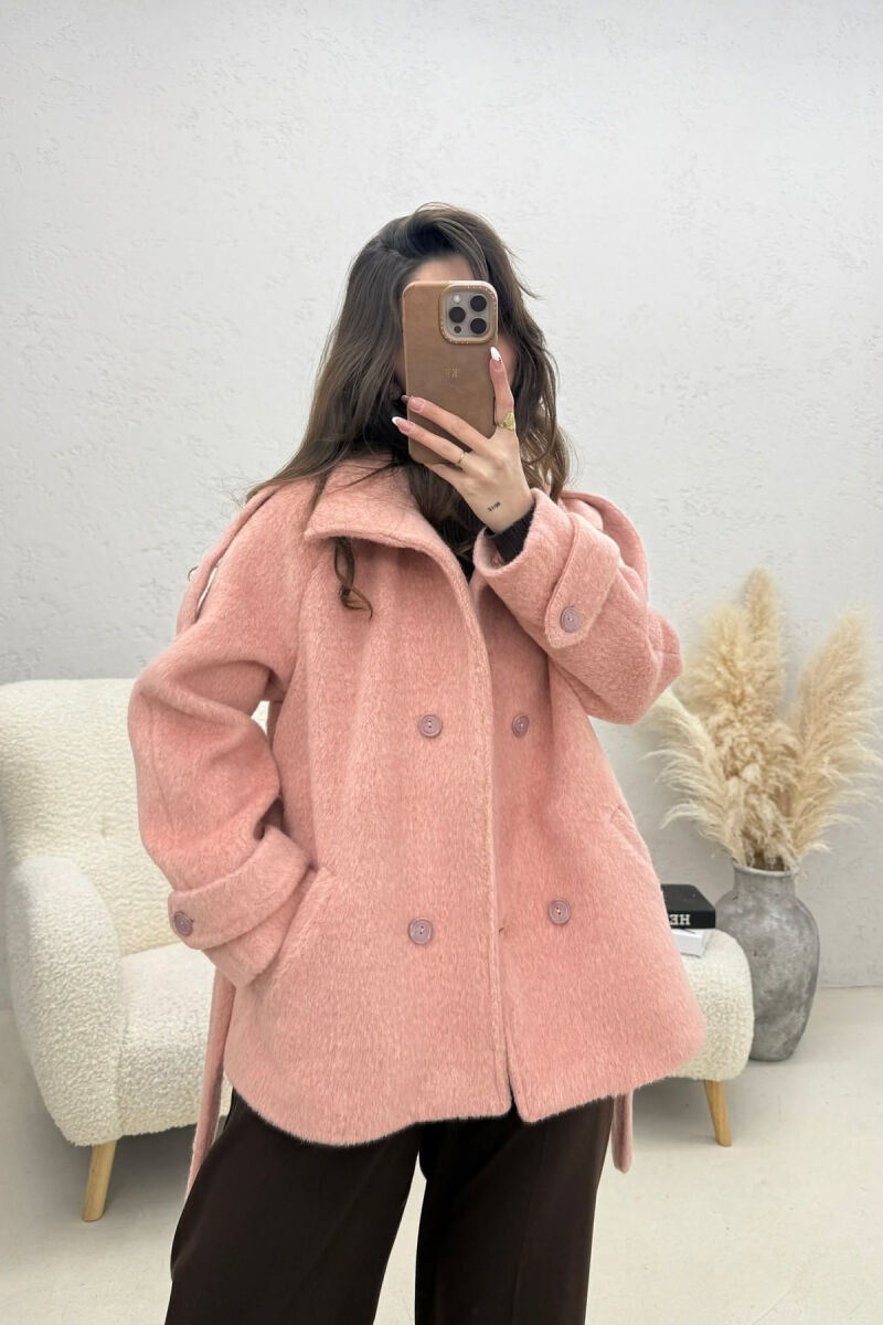 PALLTO ME KOPSA PER FEMRA NE NGJYRE PUDER - 3