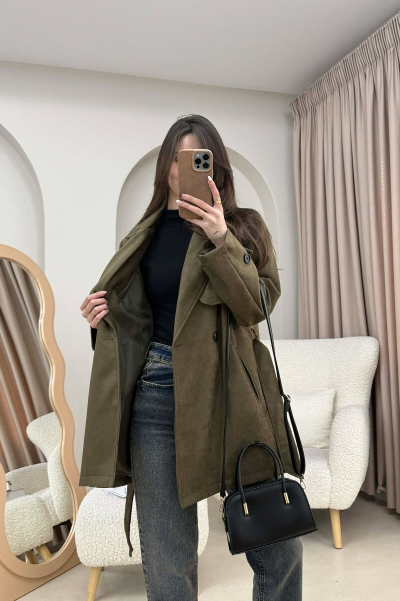 PALLTO NJE NGJYRESHE KAMOSH PER FEMRA NE NGJYRE ULLI - 4