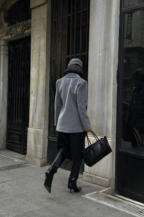 PALLTO NJE NGJYRESHE PER FEMRA NE NGJYRE GRI - 2