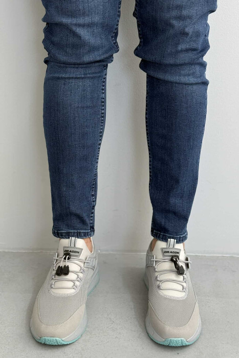 PALTFORM LACING MEN SNEAKERS LIGHT GREY/GZ - 3