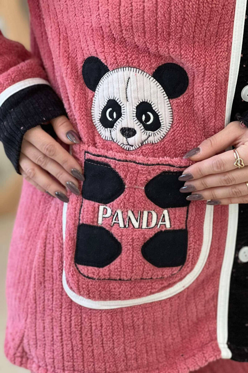 PANDA LOGO WOMEN PYJAMAS IN POWDER COLOR - 2