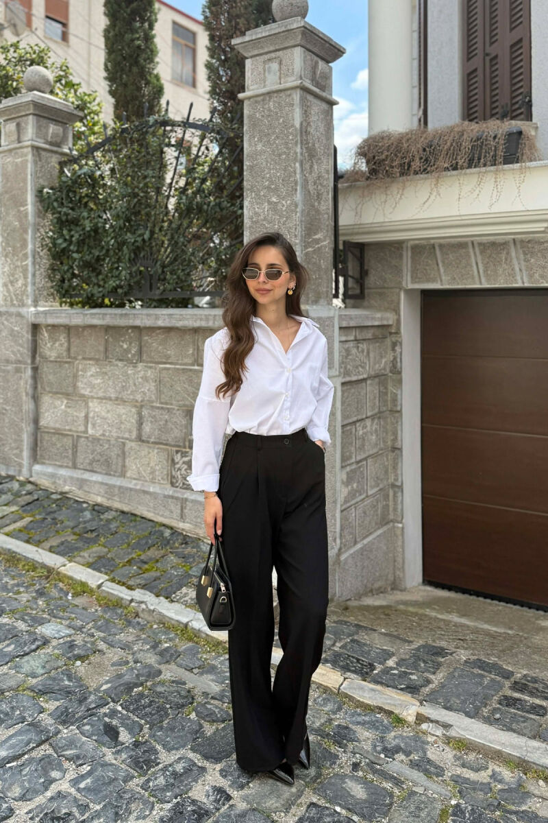 PANTALLONA ME BEL ELASTIK PER FEMRA NE NGJYRE TE ZEZE - 3