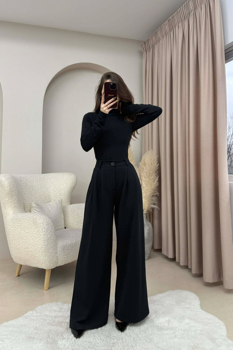 PANTALLONA TE GJERA NJE NGJYRESHE PER FEMRA NE NGJYRE TE ZEZE - 3