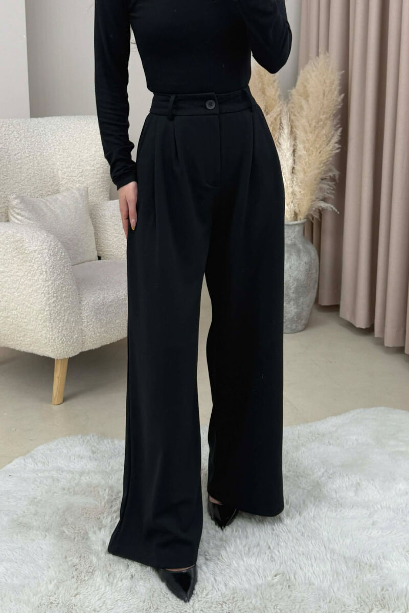 PANTALLONA TE GJERA NJE NGJYRESHE PER FEMRA NE NGJYRE TE ZEZE - 1