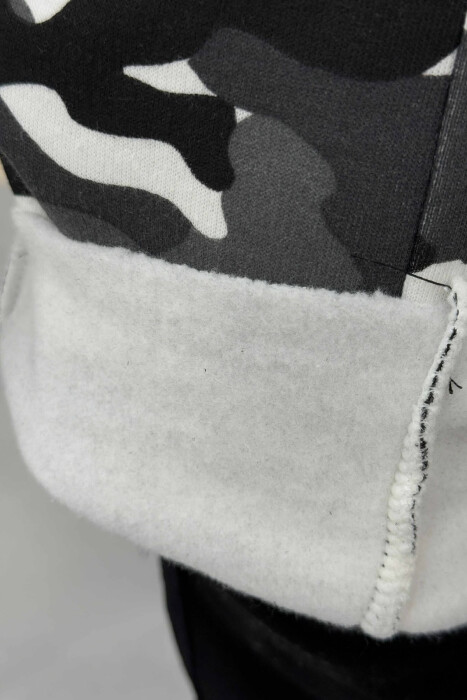 PANTALLONA TË SHKURTRA ME DIZANJ HAREM PËR MESHKUJ NË NGJYRËN GRI TË ERRËT - 5