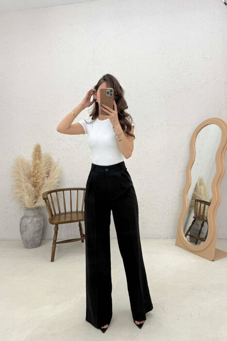 PANTALLONA TE THJESHTA NJE NGJYRESHE PER FEMRA NE NGJYRE TE ZEZE - 2