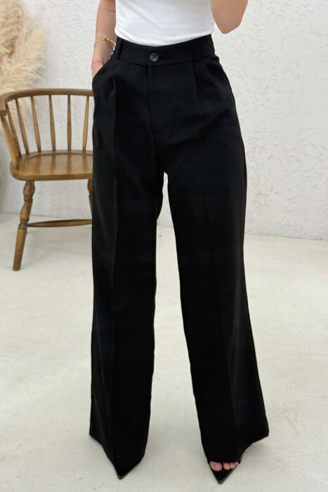 PANTALLONA TE THJESHTA NJE NGJYRESHE PER FEMRA NE NGJYRE TE ZEZE - 4