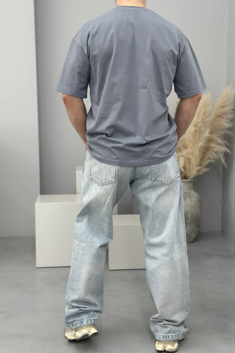 PERFORMANCE WRITTING SIMPLE MEN T-SHIRT GREY/GRI - 2