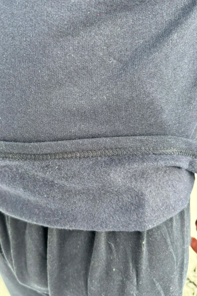 PIZHAME BLUZE ME JAKE ME BUTONA + TUTA PER MESHKUJ NE NGJYRE BLU TE ERRET - 5