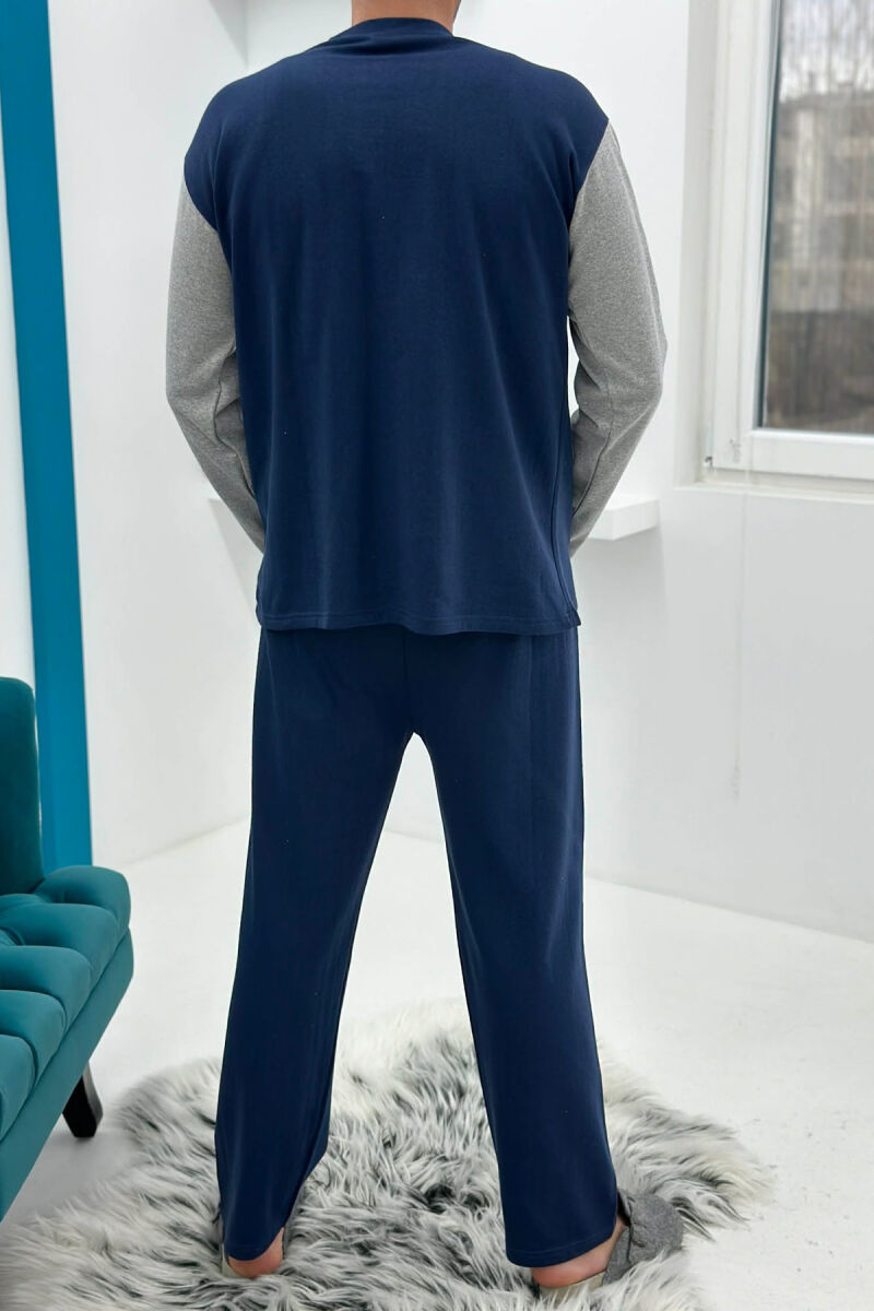 PIZHAME BLUZE ME LOGO 63 + TUTA PER MESHKUU NE NGJYRE BLU - 3