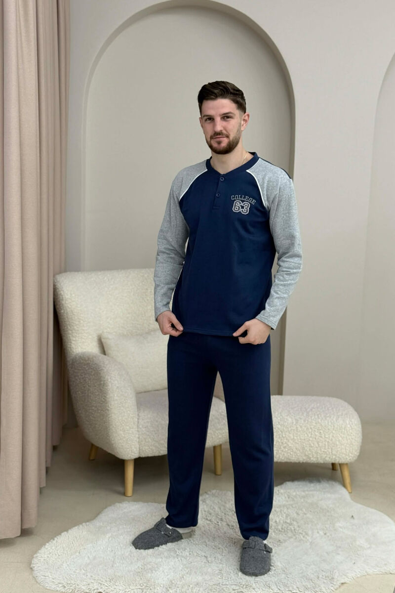 PIZHAME BLUZE ME LOGO 63 + TUTA PER MESHKUU NE NGJYRE BLU - 1