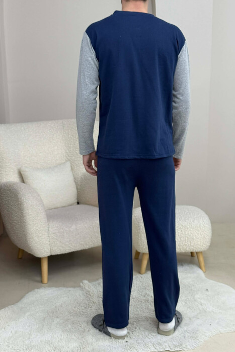 PIZHAME BLUZE ME LOGO 63 + TUTA PER MESHKUU NE NGJYRE BLU - 6