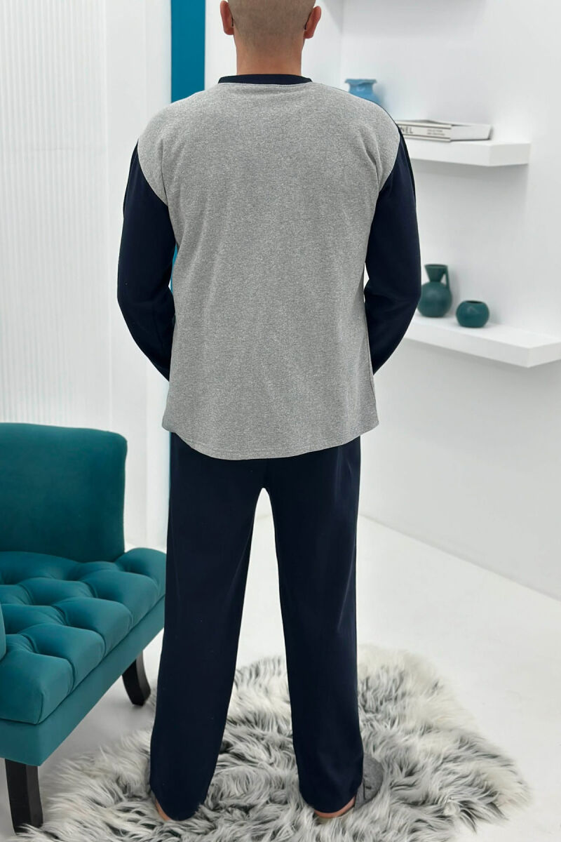 PIZHAME BLUZE ME LOGO 63 + TUTA PER MESHKUJ NE NGJYRE GRI - 4