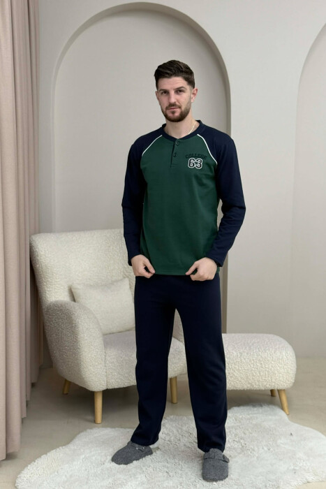 PIZHAME BLUZE ME LOGO 63 + TUTA PER MESHKUJ NE NGJYRE JESHILE - 1