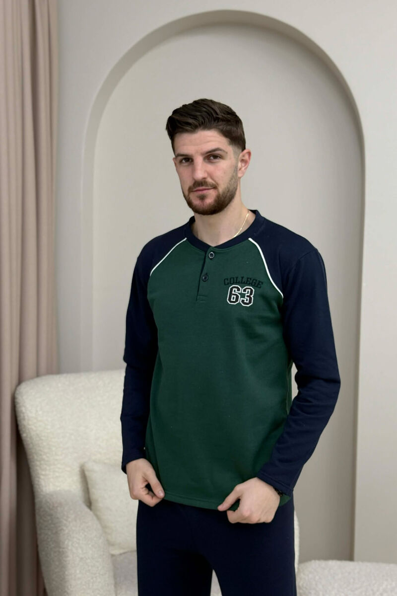 PIZHAME BLUZE ME LOGO 63 + TUTA PER MESHKUJ NE NGJYRE JESHILE - 2