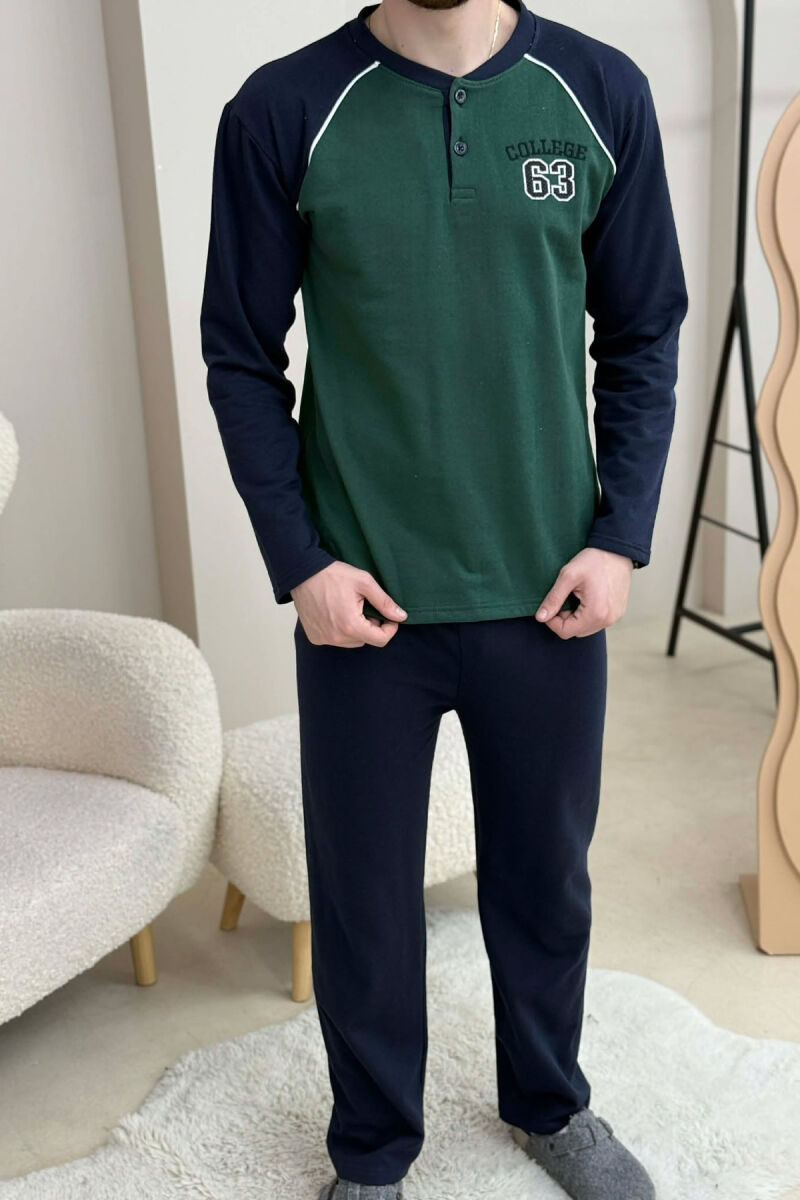 PIZHAME BLUZE ME LOGO 63 + TUTA PER MESHKUJ NE NGJYRE JESHILE - 3