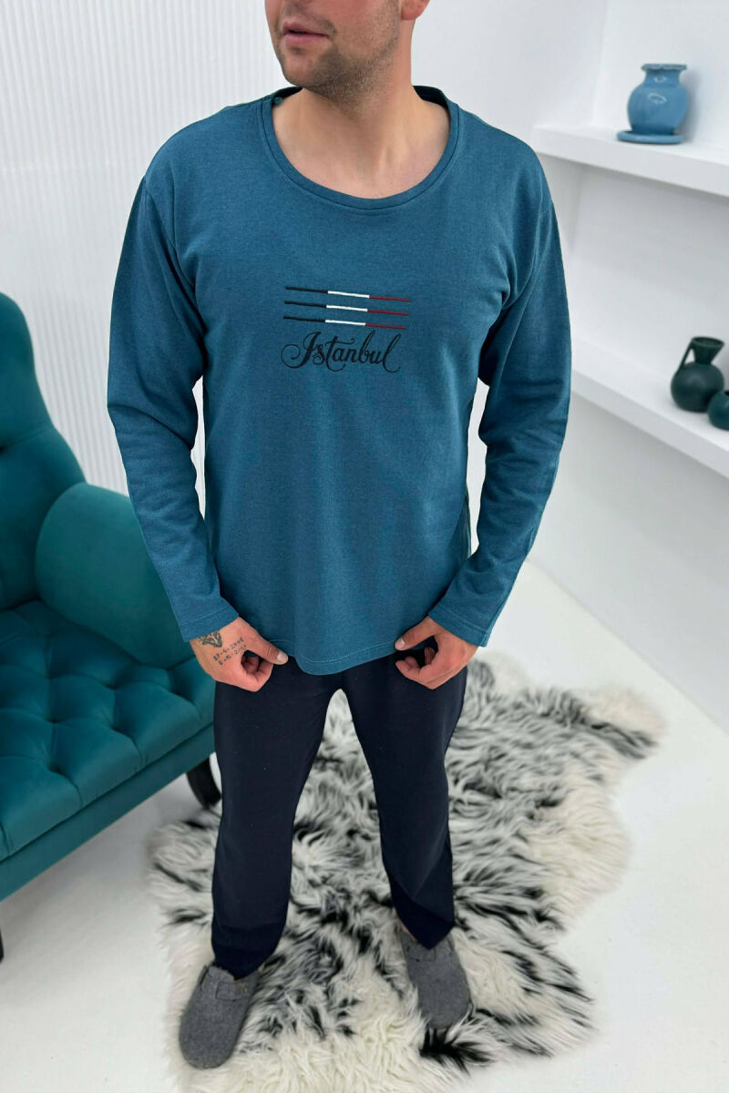 PIZHAME BLUZE ME LOGO ISTAMBUL+TUTA PER MESHKUJ NE NGJYRE GUR KALI - 2