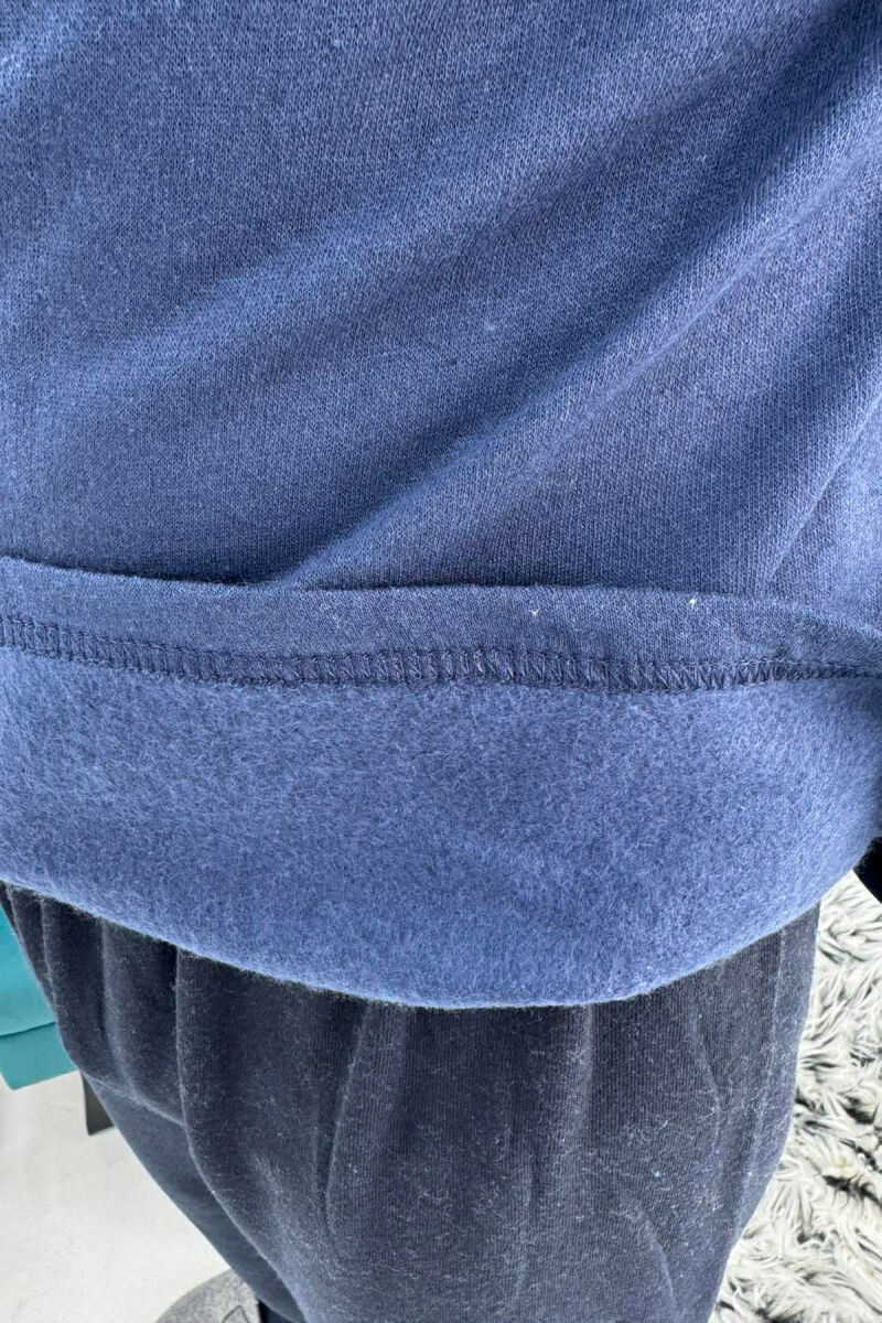 PIZHAME BLUZE ME LOGO TË THJESHTE+TUTA PER MESHKUJ NE NGJYRE BLU - 5