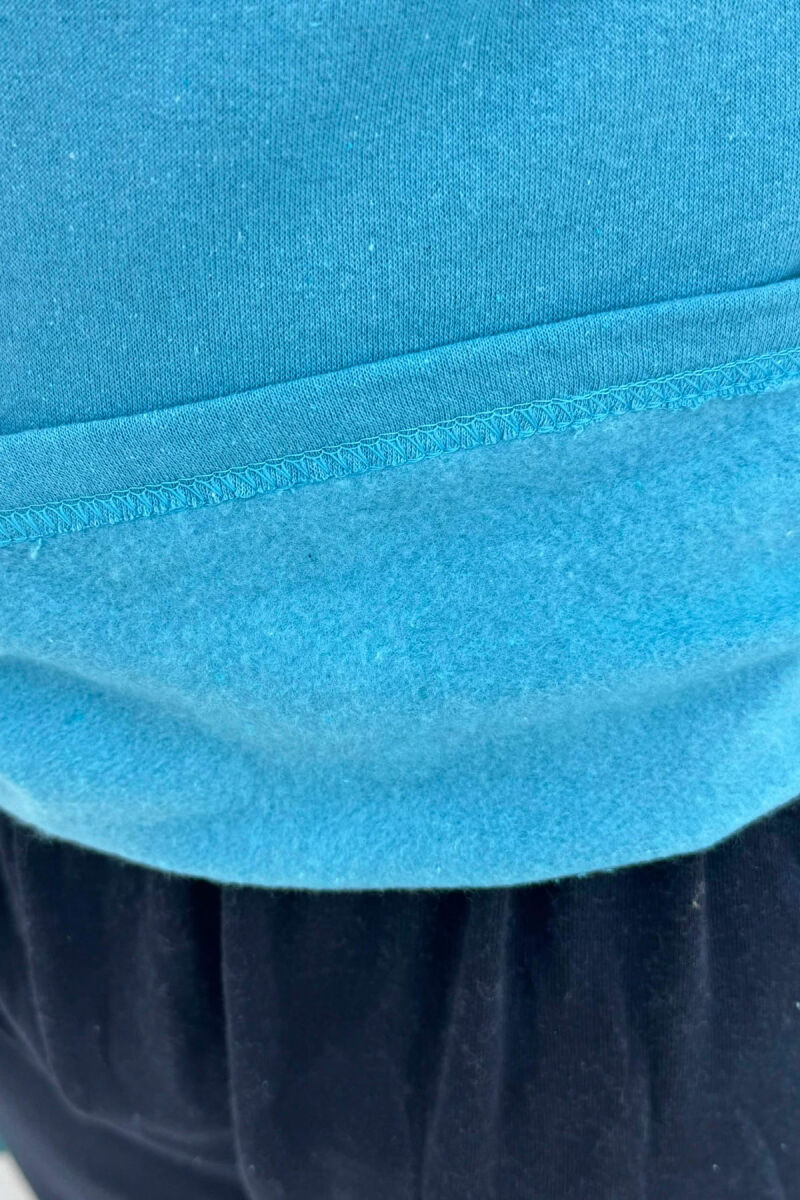 PIZHAME BLUZE ME LOGO TË THJESHTE+TUTA PER MESHKUJ NE NGJYRE BLU TE ZBARDHUR - 7