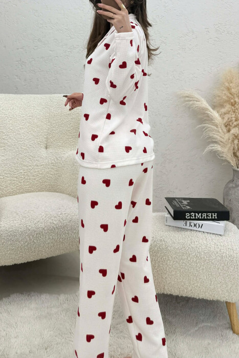 PIZHAME ME DIZAJN ME ZEMRA KEMISHE+TUTA PER FEMRA NE NGJYRE ROZE - 4