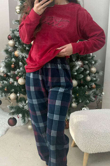 PIZHAME ME IMAZHIN E ZEMRËS PËR FEMRA NË NGJYRËN E KUQE - 4