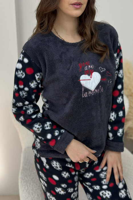 PIZHAME POLARE BLUZE + TUTA PER FEMRA NE NGJYRE GRI TE ERRET - 2