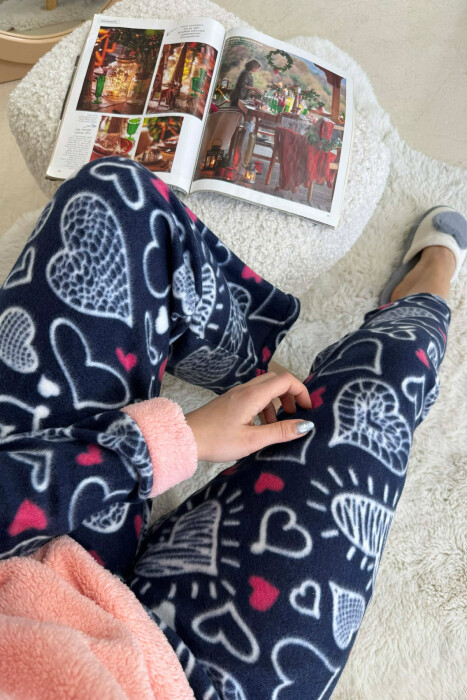 PIZHAME POLARE ME SHKRIME BLUZE + TUTA PER FEMRA NE NGJYRE TE KUQE - 3