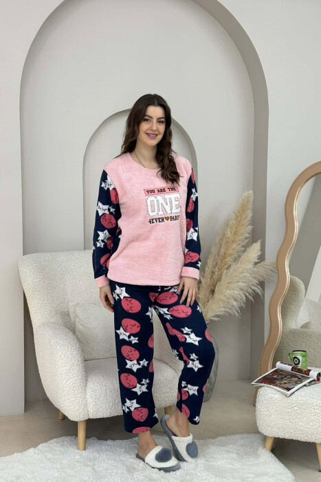 PIZHAME POLARE ME YJE DHE SHKRIME PER FEMRA NE NGJYRE PUDRER - 1