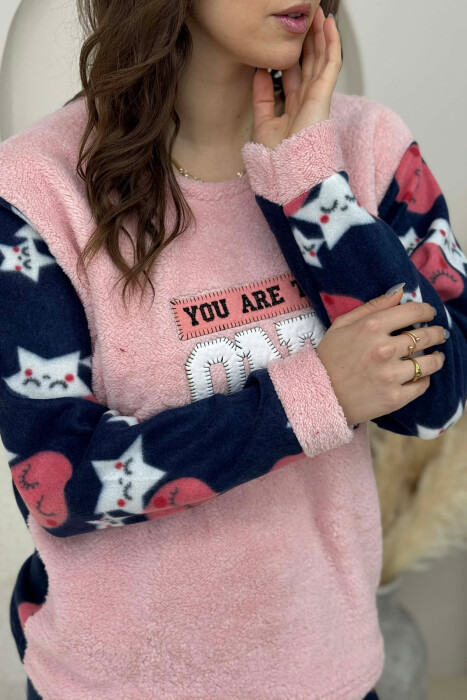 PIZHAME POLARE ME YJE DHE SHKRIME PER FEMRA NE NGJYRE PUDRER - 6