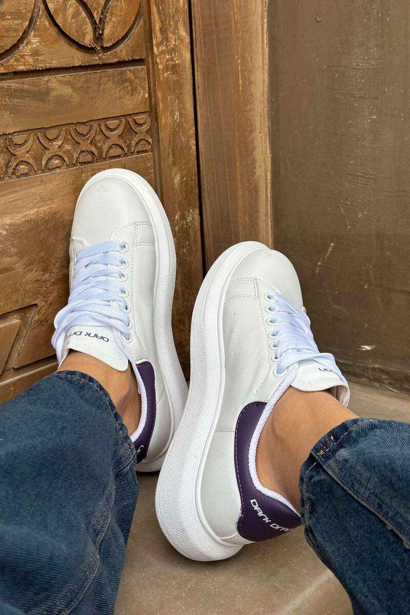 PLATFORM LACING WOMEN SNEAKERS PURPLE/LEJLA - 6