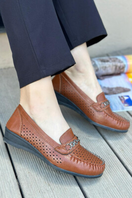 PLATFORM SPACE WOMAN LOAFERS BROWN/KAFE 