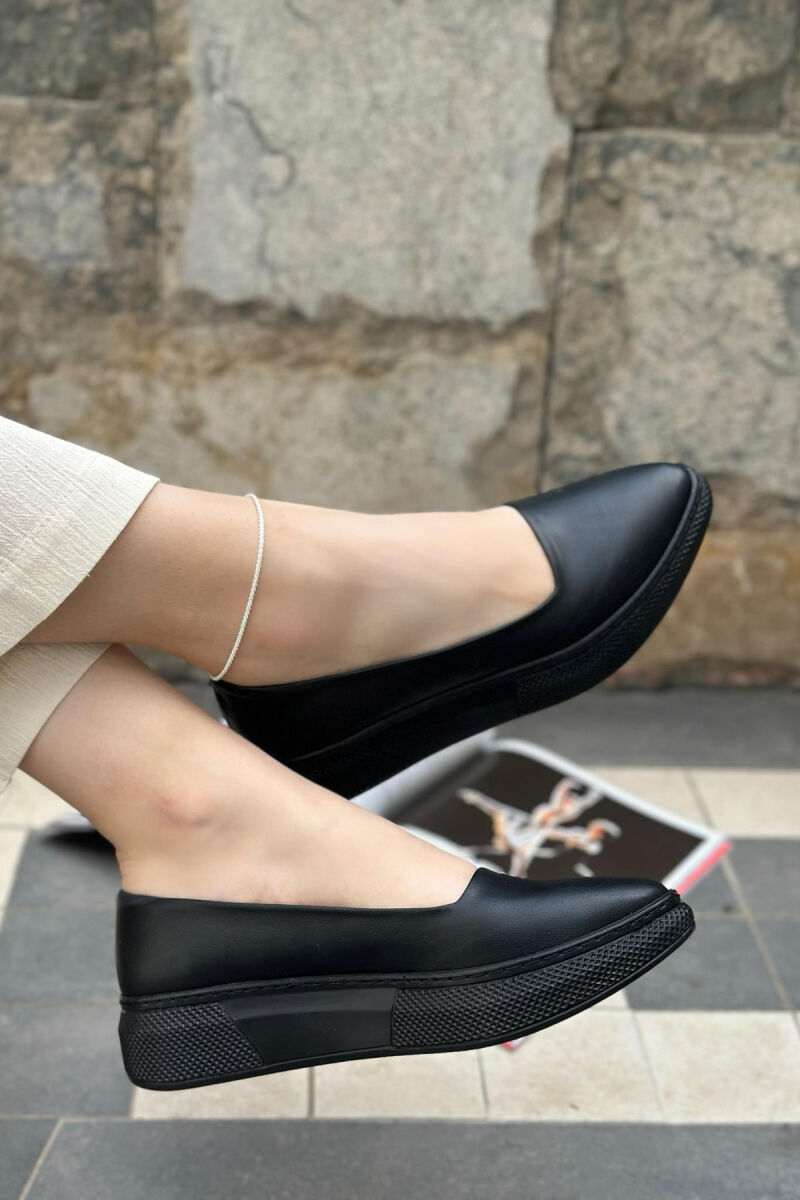 PLATFORME SIMPLE SHOES BLACK/ E ZEZE - 3