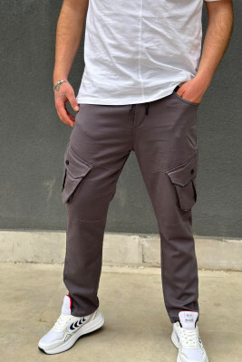 POCKET MEN CARGO PANTS DARK GREY/GEE 