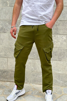 POCKET MEN CARGO PANTS GREEN/JESHILE 