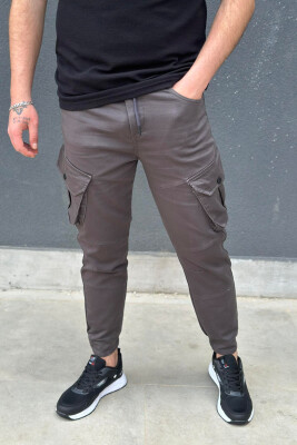 POCKET ONE COLOR MEN CARGO DARK GREEN/JEE 