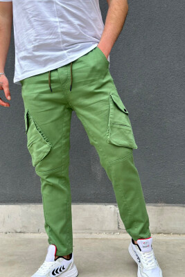 POCKET ONE COLOR MEN CARGO GREEN/JESHILE 