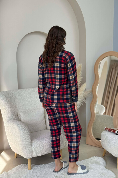 POLAR FRONT IMAGE SWEATSHIRT+SWEATPANTS WOMEN PYJAMAS DARK GREY/GEE - 2