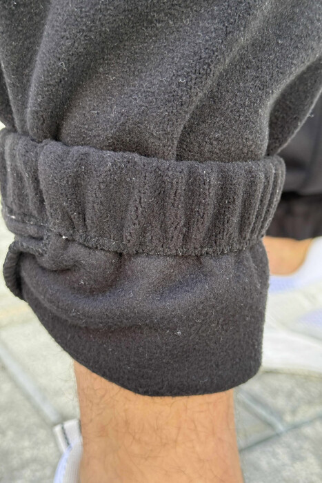 POLAR ONE COLOR MEN JOGGERS BLACK/ E ZEZE - 4