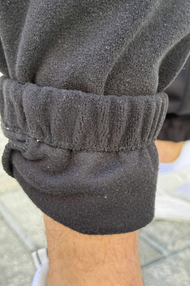 POLAR ONE COLOR MEN JOGGERS BLACK/ E ZEZE - 4