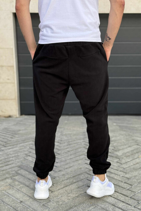 POLAR ONE COLOR MEN JOGGERS BLACK/ E ZEZE - 5